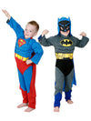 BATMAN TO SUPERMAN REVERSIBLE COSTUME, CHILD - 4-6 YRS - Front