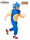 SONIC THE HEDGEHOG COSTUME, ADULT - Front