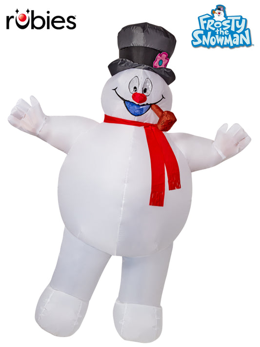 FROSTY THE SNOWMAN INFLATABLE COSTUME, ADULT - ONE SIZE - Front