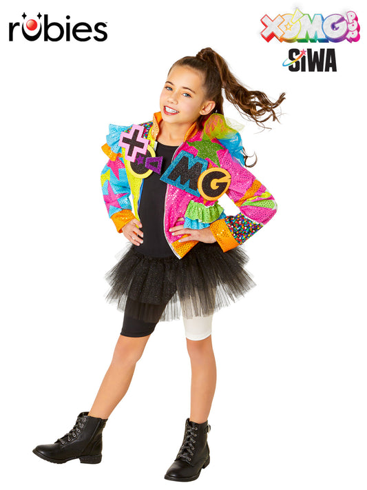 XOMG POP GIRLS COSTUME, CHILD - Front