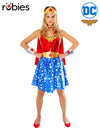 WONDER WOMAN DELUXE COSTUME, ADULT - Front