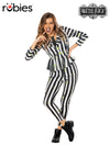 BEETLEJUICE DELUXE WOMENS COSTUME, ADULT - Front