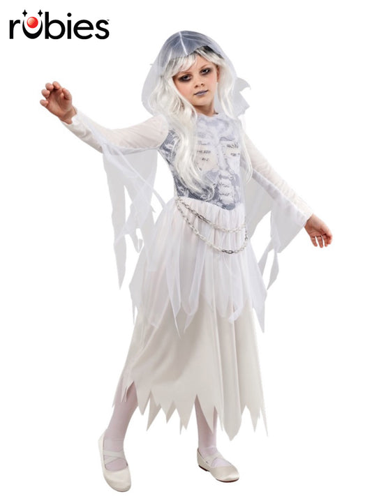 GHOSTLY GIRL COSTUME, CHILD - Front