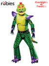 GLAMROCK MONTY GATOR FNAF DELUXE COSTUME, CHILD - Front