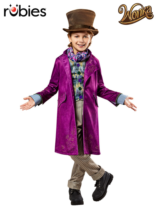 WILLY WONKA PREMIUM COSTUME, CHILD - Front