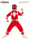 POWER RANGERS RED COSTUME, CHILD - Front