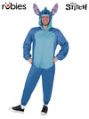 STITCH (LILO & STITCH) HOODED ONESIE COSTUME, ADULT - Front