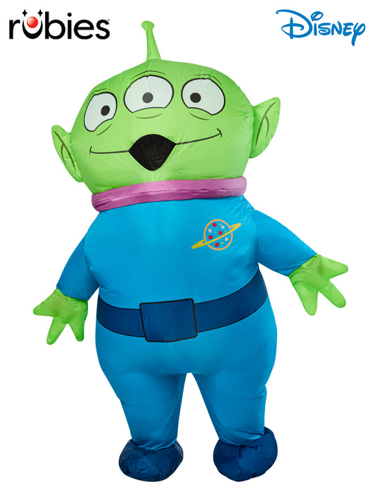 ALIEN - TOY STORY INFLATABLE ADULT COSTUME - ONE SIZE - Front
