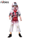 ZOMBIE AMERICAN FOOTBALL PLAYER COSTUME, CHILD - 7-8 YRS - Front