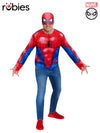 SPIDER-MAN COSTUME TOP & MASK, ADULT - M-L - Front
