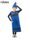 BLUE CRAYON CHILD TABARD COSTUME - ONE SIZE - Front