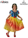 SNOW WHITE RAINBOW DELUXE COSTUME, CHILD - 6-8 YRS - Front