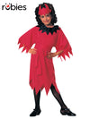 DEVIL GIRL COSTUME, CHILD - S - Front
