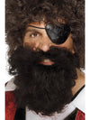 PIRATE BEARD, BROWN - ADULT - Front