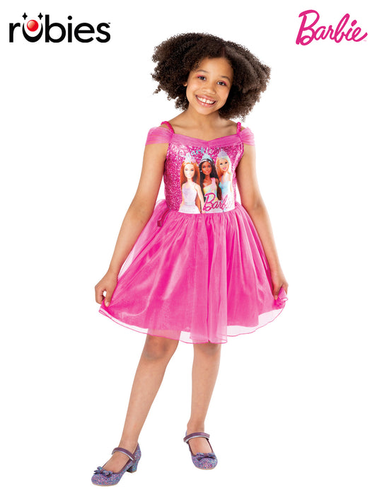 BARBIE & FRIENDS PINK COSTUME - SIZE 4-6 - Front