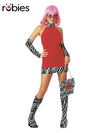 RED HOT MAMA COSTUME, ADULT - Front