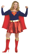 SUPERGIRL DELUXE COSTUME, PLUS - PLUS - Front