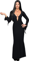 MORTICIA DELUXE PLUS COSTUME, ADULT - PLUS - Front