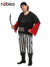 PIRATE GUY COSTUME, ADULT - STD - Front