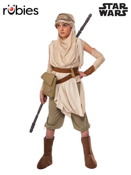 REY PREMIUM DELUXE COSTUME, CHILD - Front