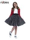 POLKA DOT ROCKER COSTUME, CHILD - Front