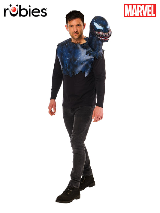 VENOM SYMBIOTE 3D COSTUME TOP - ADULT - Front