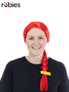 COUNTRY GIRL RED WIG - ADULT - Front