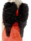 BLACK ANGEL WINGS (LARGE) - ADULT - Front