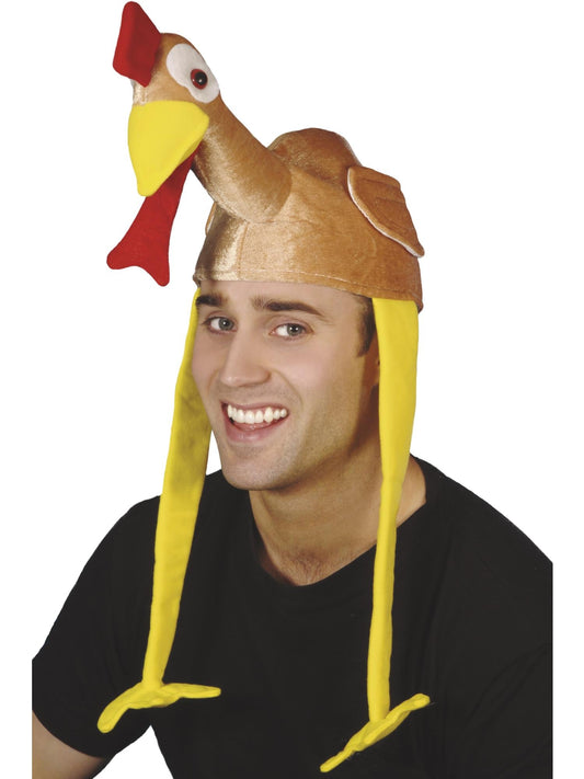 TURKEY GOBBLER HAT, ADULT - Front