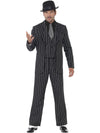 GANGSTER BOSS DELUXE COSTUME, ADULT - Front