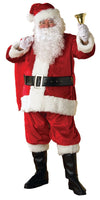 SANTA SUIT PLUSH, ADULT - Front