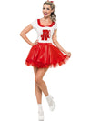 CHEERLEADER SANDY COSTUME, ADULT - S - Front