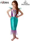 ARIEL GEM PRINCESS COSTUME, CHILD - Front