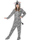 ZEBRA ONESIE COSTUME, CHILD - Front