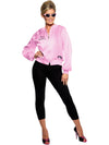 GREASE PINK LADIES JACKET, ADULT - Front