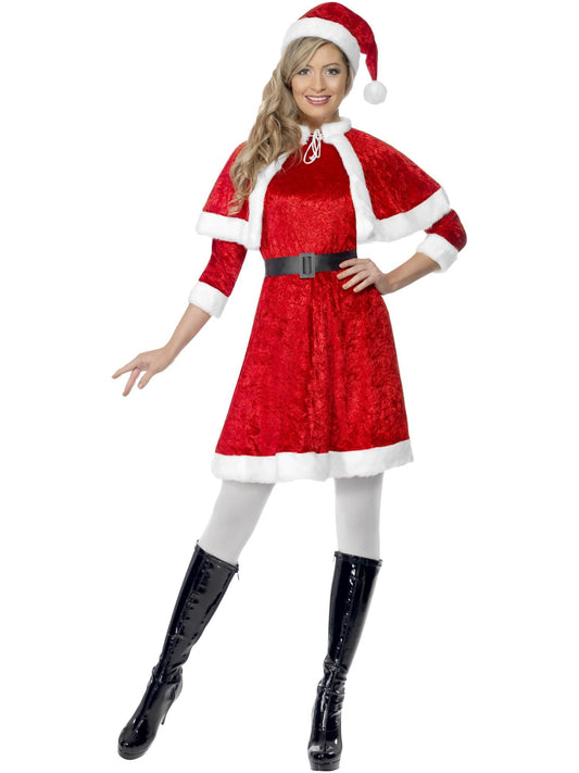 MISS SANTA DELUXE COSTUME, ADULT - Front