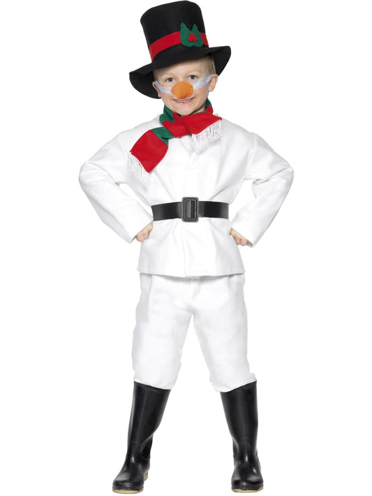 SNOWMAN COSTUME, CHILD - L - Front
