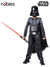 DARTH VADER COSTUME & LIGHTSABER, CHILD - Front