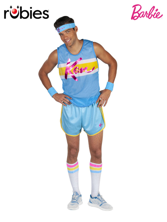 BARBIE KEN EXERCISE COSTUME, ADULT - Front