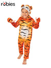 TIGER DELUXE HOODED COSTUME, CHILD - Front