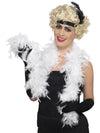 FEATHER BOA, WHITE - ADULT - Front