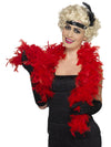 FEATHER BOA, RED - Front