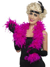 FEATHER BOA, FUSCHIA - Front