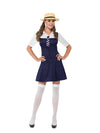 SCHOOL GIRL COSTUME, ADULT - S - Front