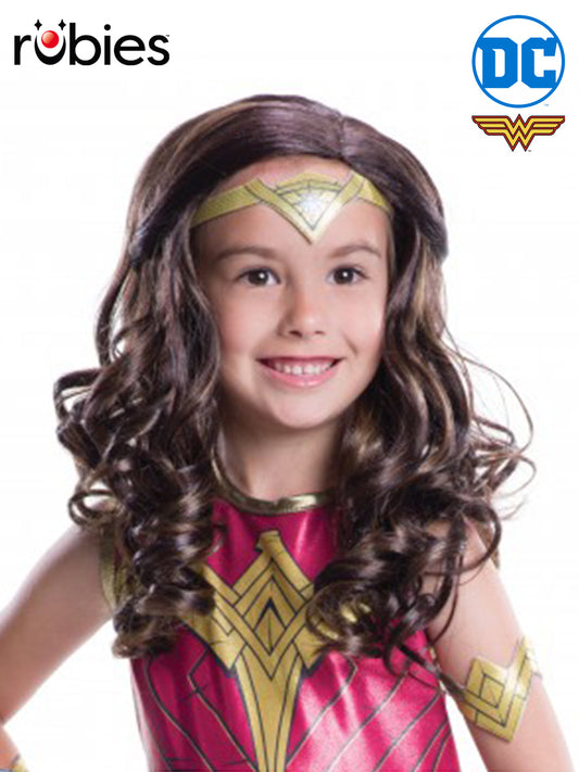 WONDER WOMAN WIG - CHILD - Front