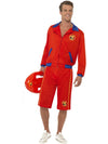 BAYWATCH BEACH MEN'S LIFEGUARD COSTUME - M - Front