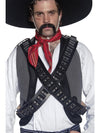WILD WEST BANDOLIER BULLET BELTS ACCESSORY, ADULTS - Front