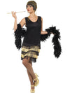 FLAPPER FRINGED 1920'S COSTUME, ADULT - Front