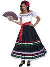 SENORITA COSTUME, ADULT - M - Front
