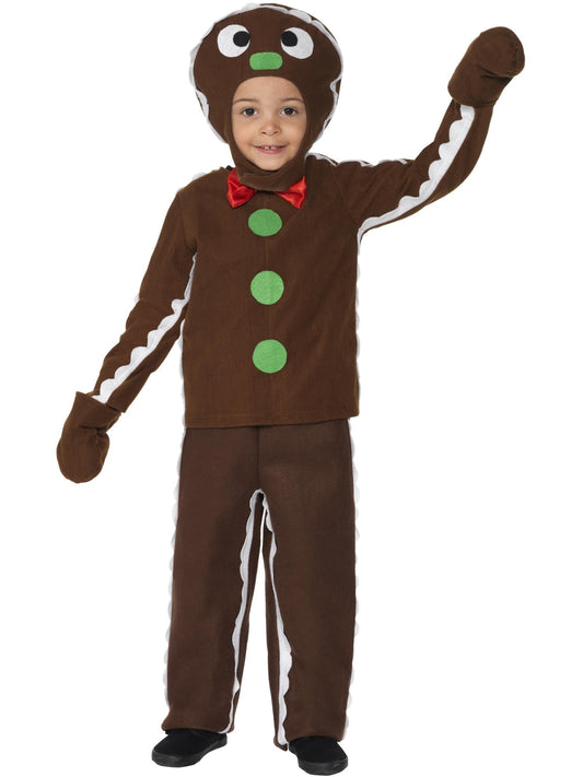 GINGERBREAD MAN COSTUME, CHILD - Front